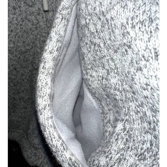 The North Face gray sweater fleece full-zip jacket size S - Picture 3 of 6